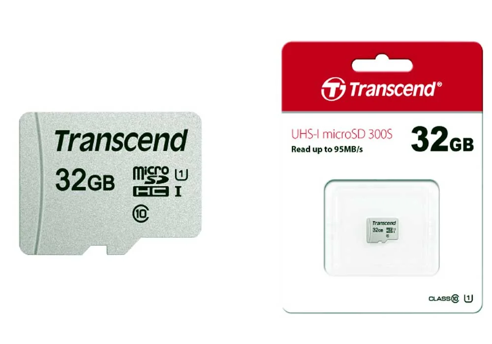 Флеш карта microSD 32GB Transcend microSDHC Class 10 UHS-1 U1, (без адаптера), TLC