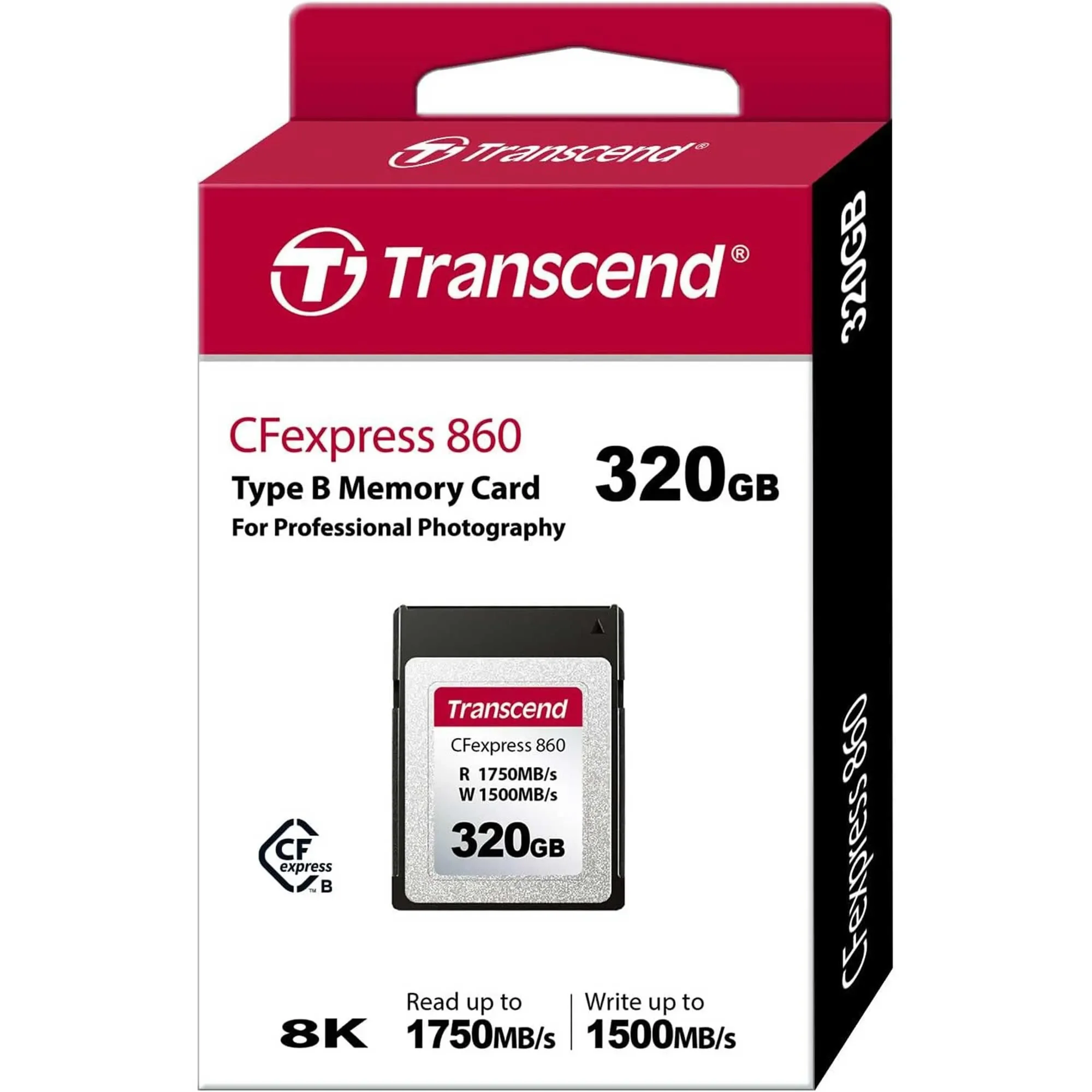 Флеш карта CFexpress Type B 512GB STranscend CFexpress 820 Type B 1000/1700 Mb/s