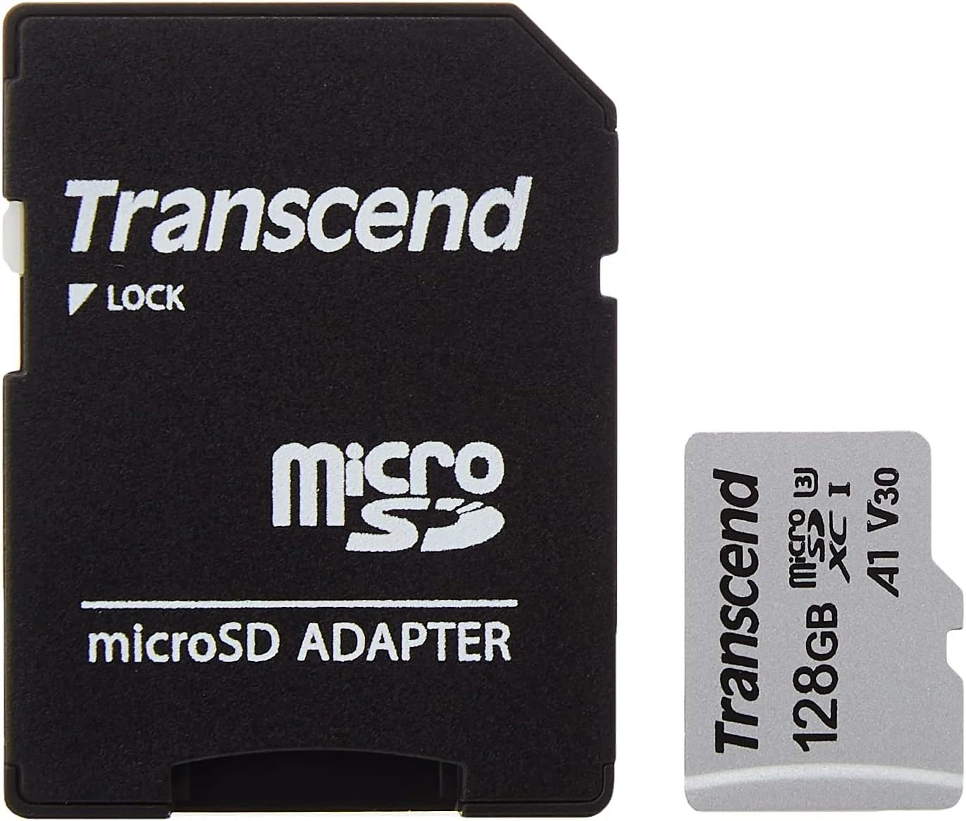 Флеш карта microSD 64GB Transcend Ultra Perfomrance microSDXC Class 10 UHS-I U3, V30, A2, (SD адаптер), TLC