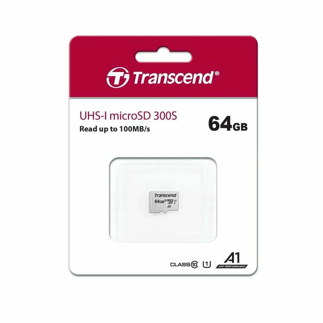 Флеш карта microSD 64GB Transcend Ultra Perfomrance microSDXC Class 10 UHS-I U3, V30, A2, (SD адаптер), TLC