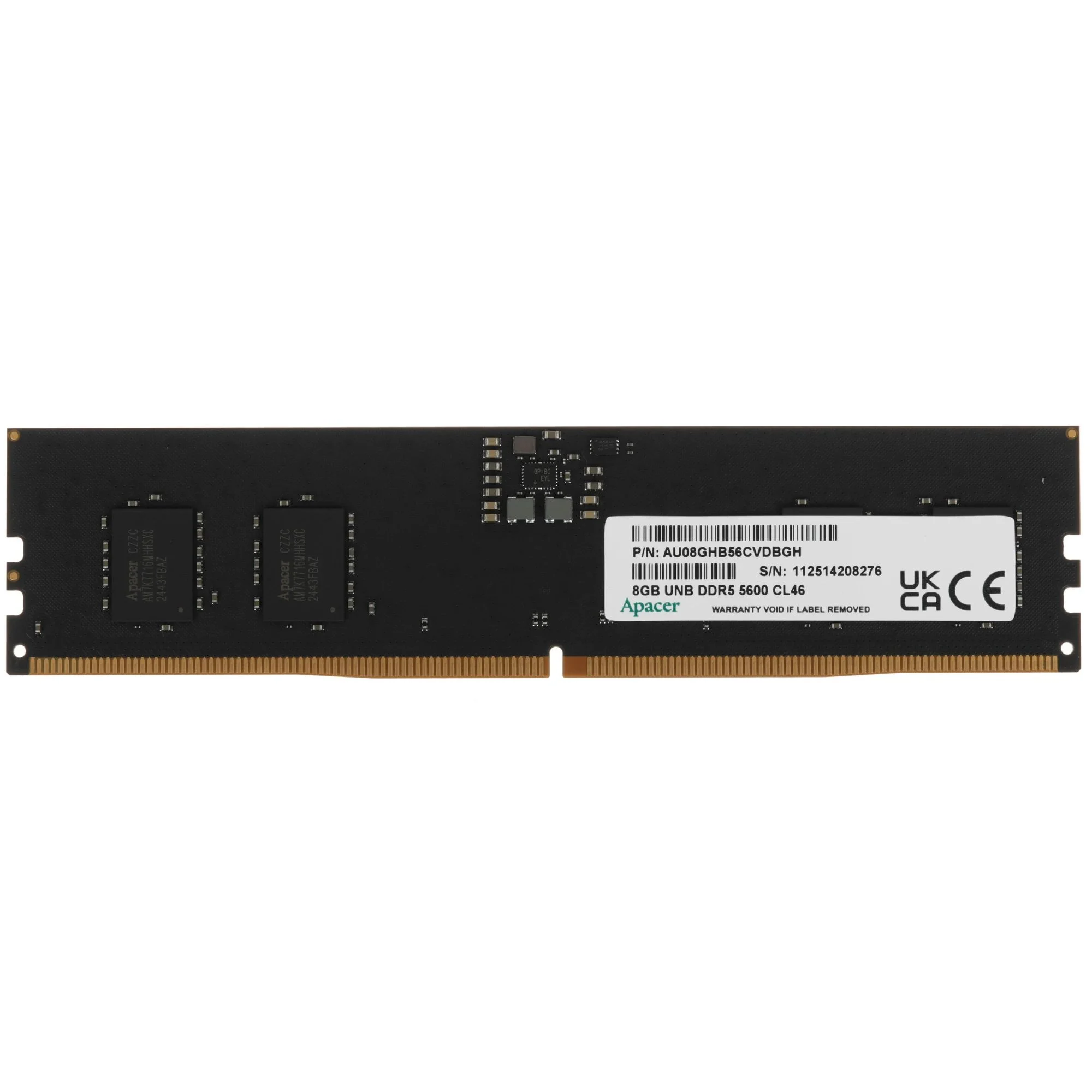 Оперативная память Apacer DDR5 16Gb 5600MHz (FL.16G2C.PKH)