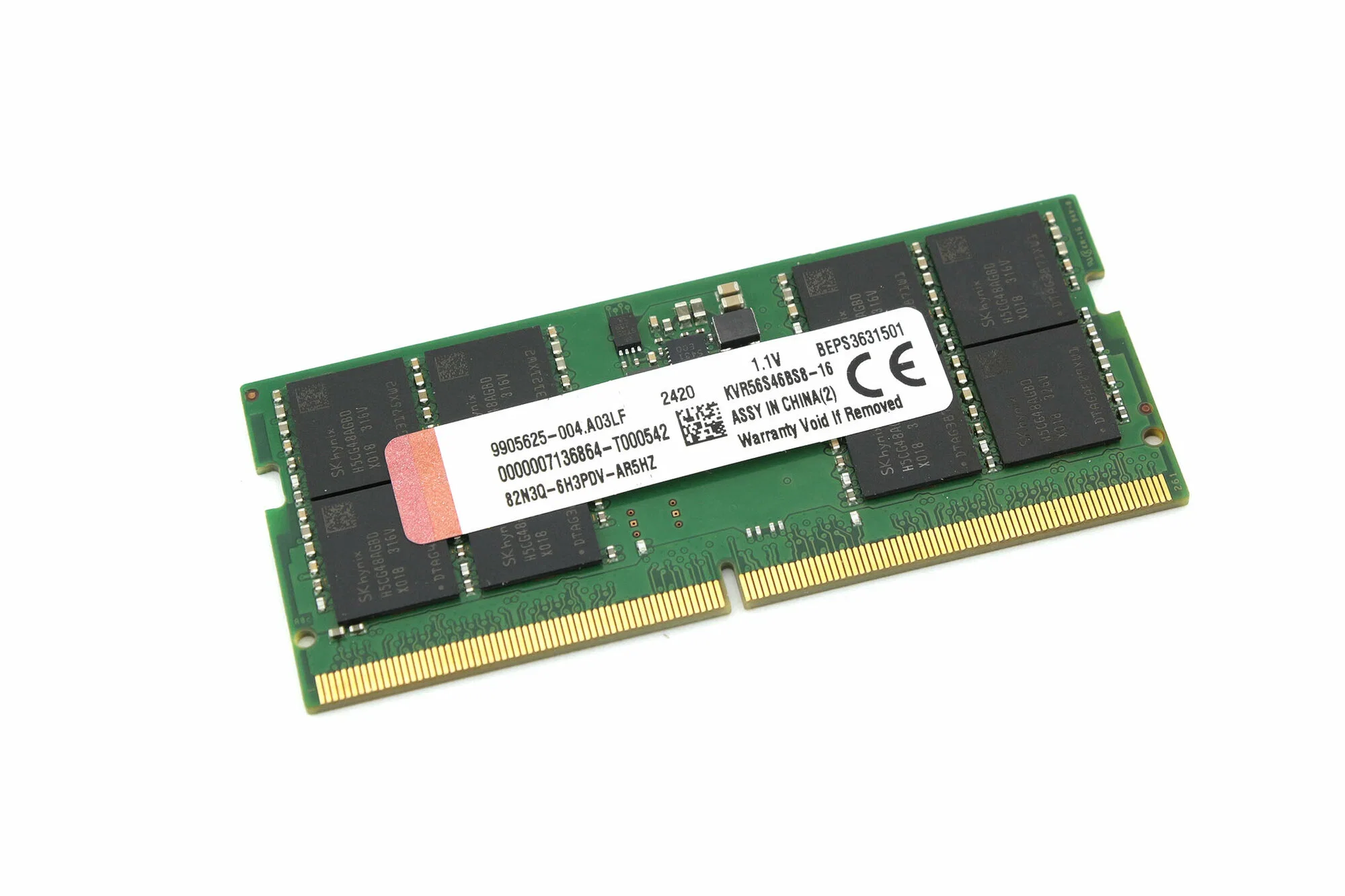 Оперативная память Kingston SO-DIMM DDR5 16Gb 5600MHz (KVR56S46BS8-16)