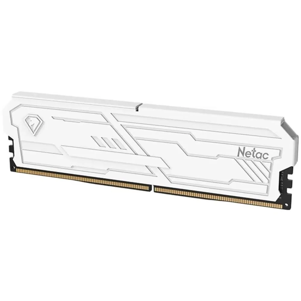 Оперативная память Netac DDR4 8Gb 3200MHz Shadow S White (NTSSD4P32SP-08W)