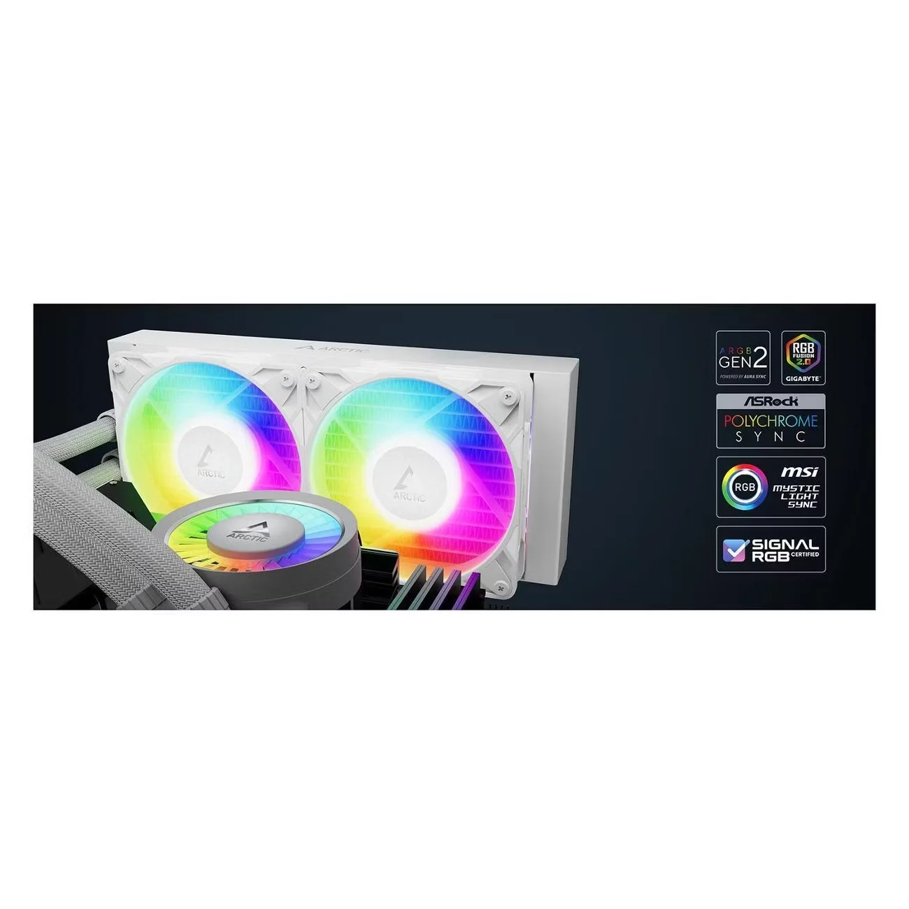 СЖО для процессоров Arctic Liquid Freezer III Pro 240 A-RGB White (ACFRE00186A)