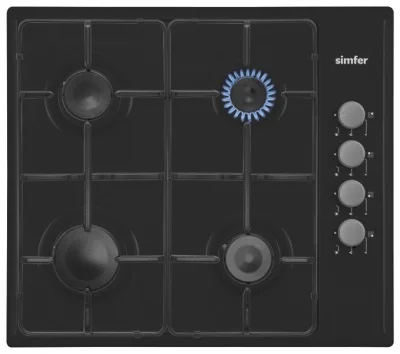 Газовая варочная панель Simfer H 60 Q 40 B 411