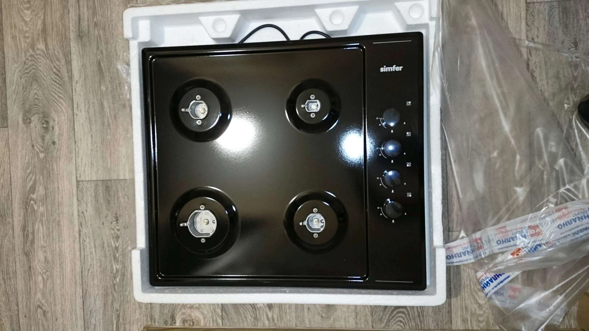 Газовая варочная панель Simfer H 60 Q 40 B 411