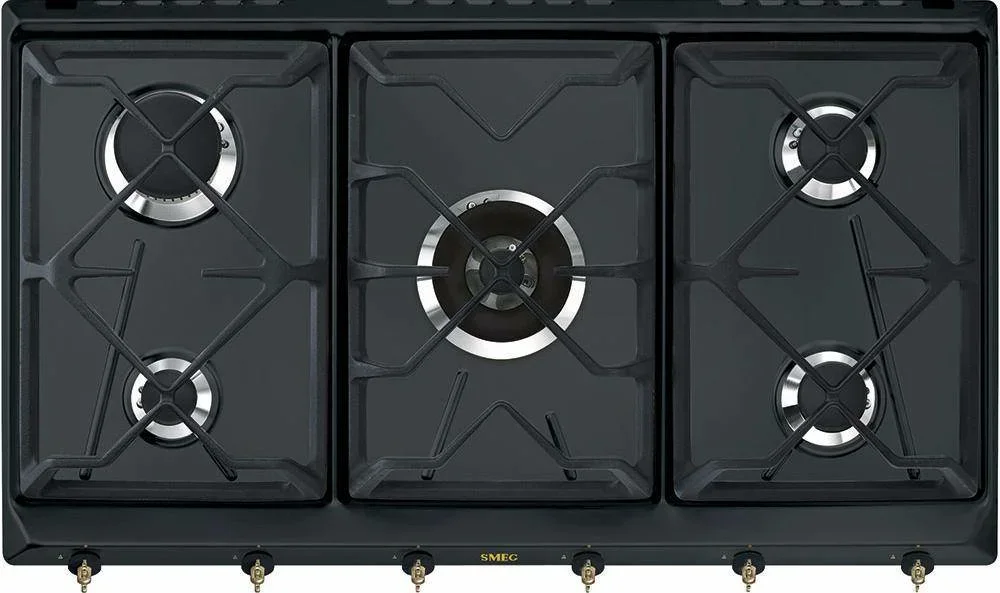 Газовая варочная панель Smeg SRV 896 AOGH