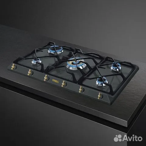 Газовая варочная панель Smeg SRV 896 AOGH