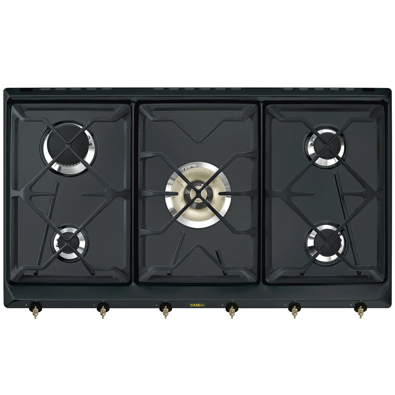 Газовая варочная панель Smeg SRV 896 AOGH