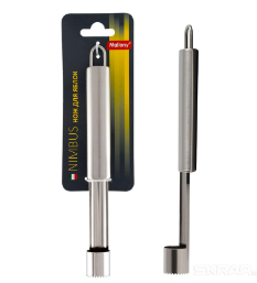 СКР Нож для яблок из нержавеющей стали, NIMBUS, 20*2 см, овальная ручка с подвесом