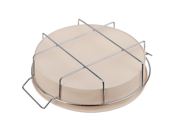 VETTA Форма силиконовая 25x6см, круглая на мет. подставке, HS-305