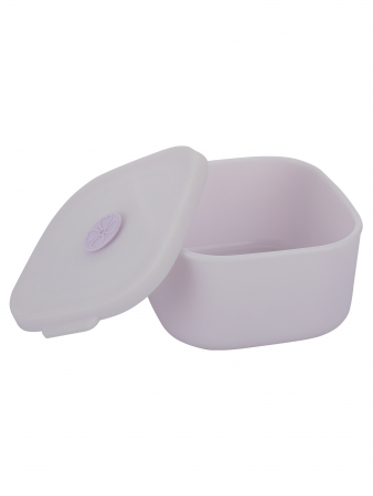 74-014 Силиконовый контейнер для еды 400мл, 12.2*11.7*6.5см Linea Silicone