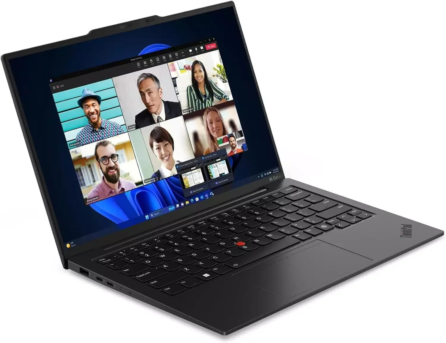 Ноутбук Lenovo ThinkPad X1 Carbon G12 Core Ultra 7 155U 32Gb SSD512Gb Intel Graphics 14" IPS WUXGA (1920x1200) Windows 11 Pro 64 black WiFi BT Cam (21