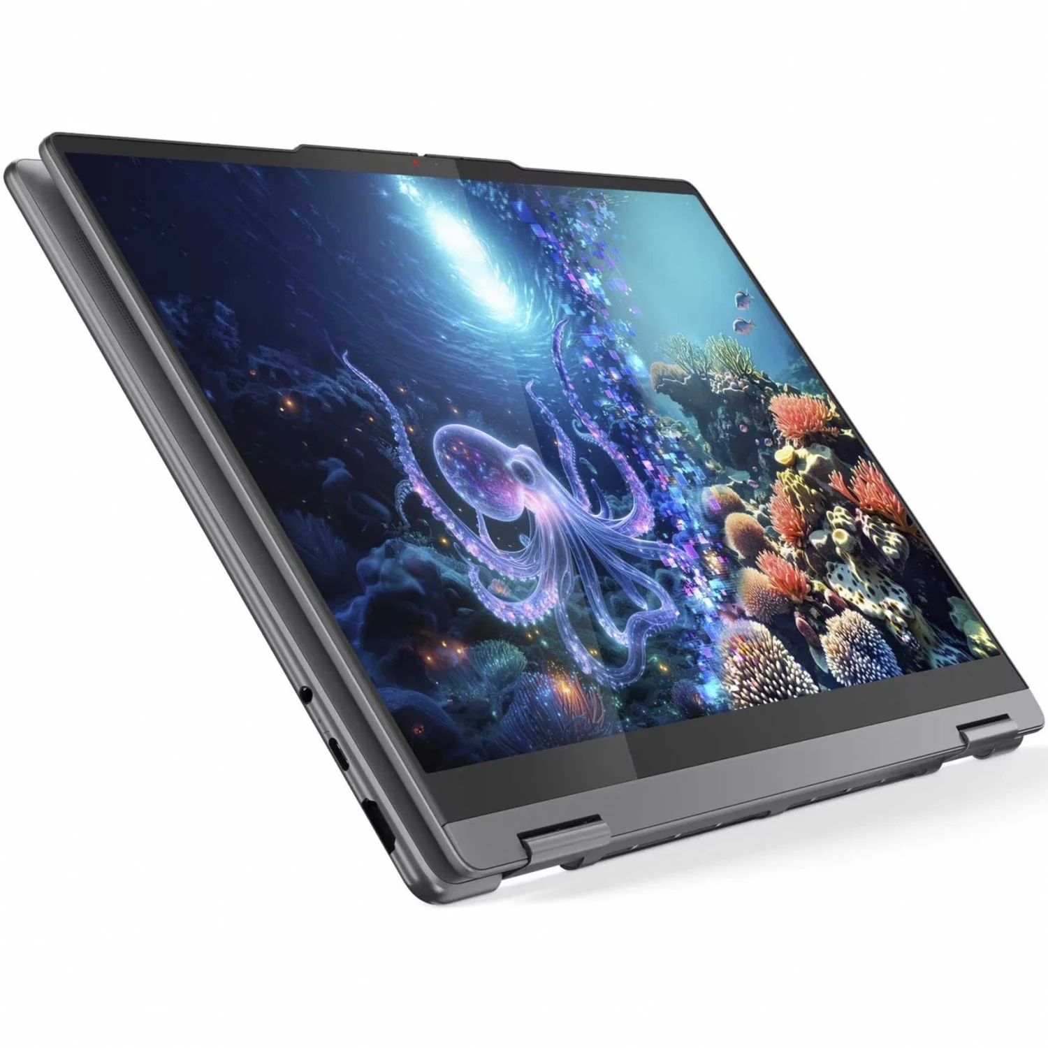 Ноутбук Lenovo Yoga 7 14AKP10 Ryzen AI 5 340 24Gb SSD1Tb AMD Radeon 840M 14" OLED Touch WUXGA (1920x1200) без ОС beige WiFi BT Cam (83JR0060RK)