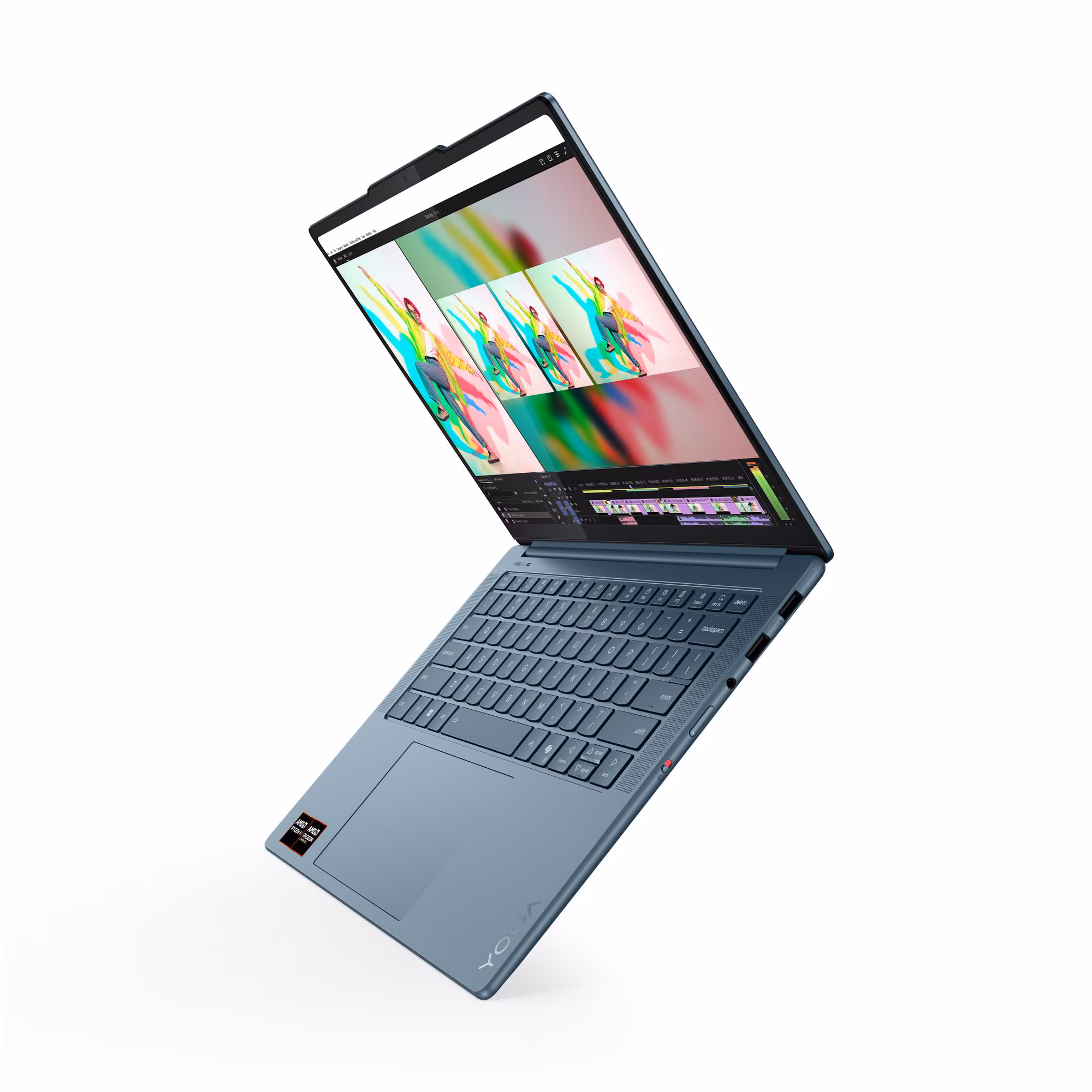 Ноутбук Lenovo Yoga 7 14AKP10 Ryzen AI 7 350 24Gb SSD1Tb AMD Radeon 860M 14" OLED Touch WUXGA (1920x1200) Windows 11 Home beige WiFi BT Cam (83JR0061R