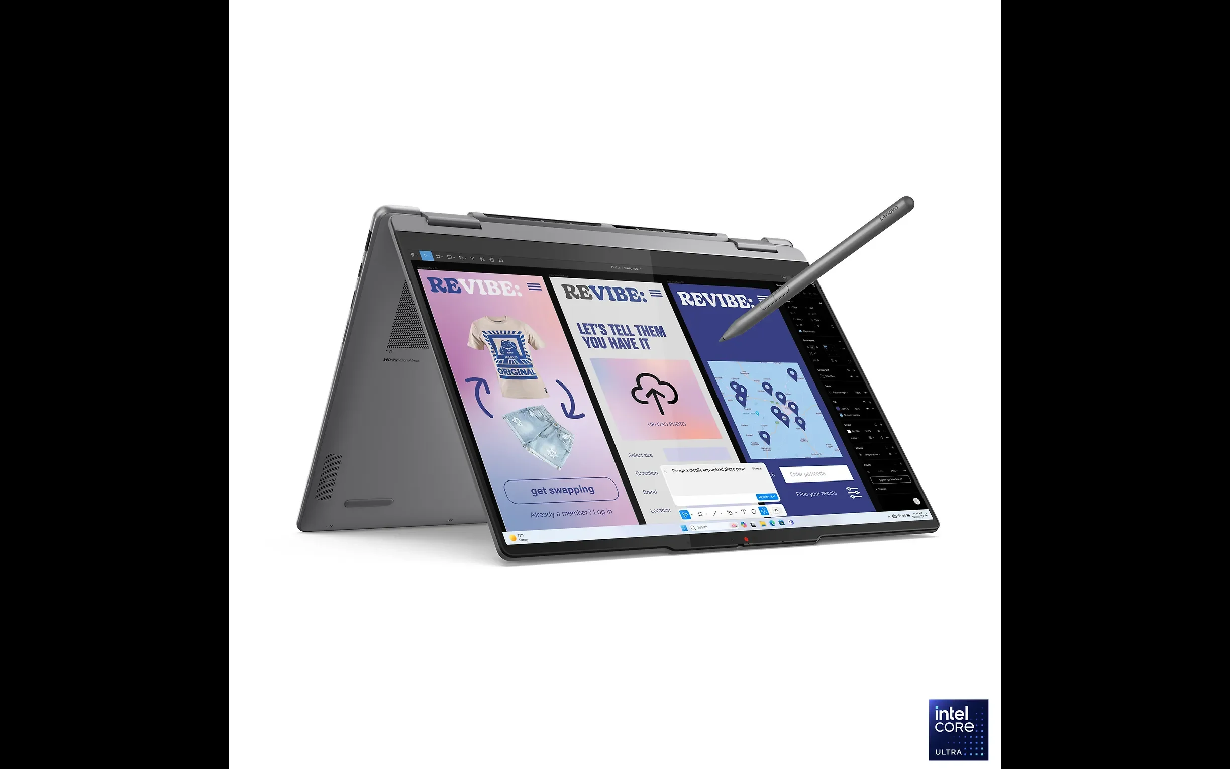 Ноутбук Lenovo Yoga 7 16ILL10 Core Ultra 7 256V 16Gb SSD1Tb Intel Arc 140V 16" OLED Touch 2.8K (2880x1800) без ОС grey WiFi BT Cam (83JT0028RK)