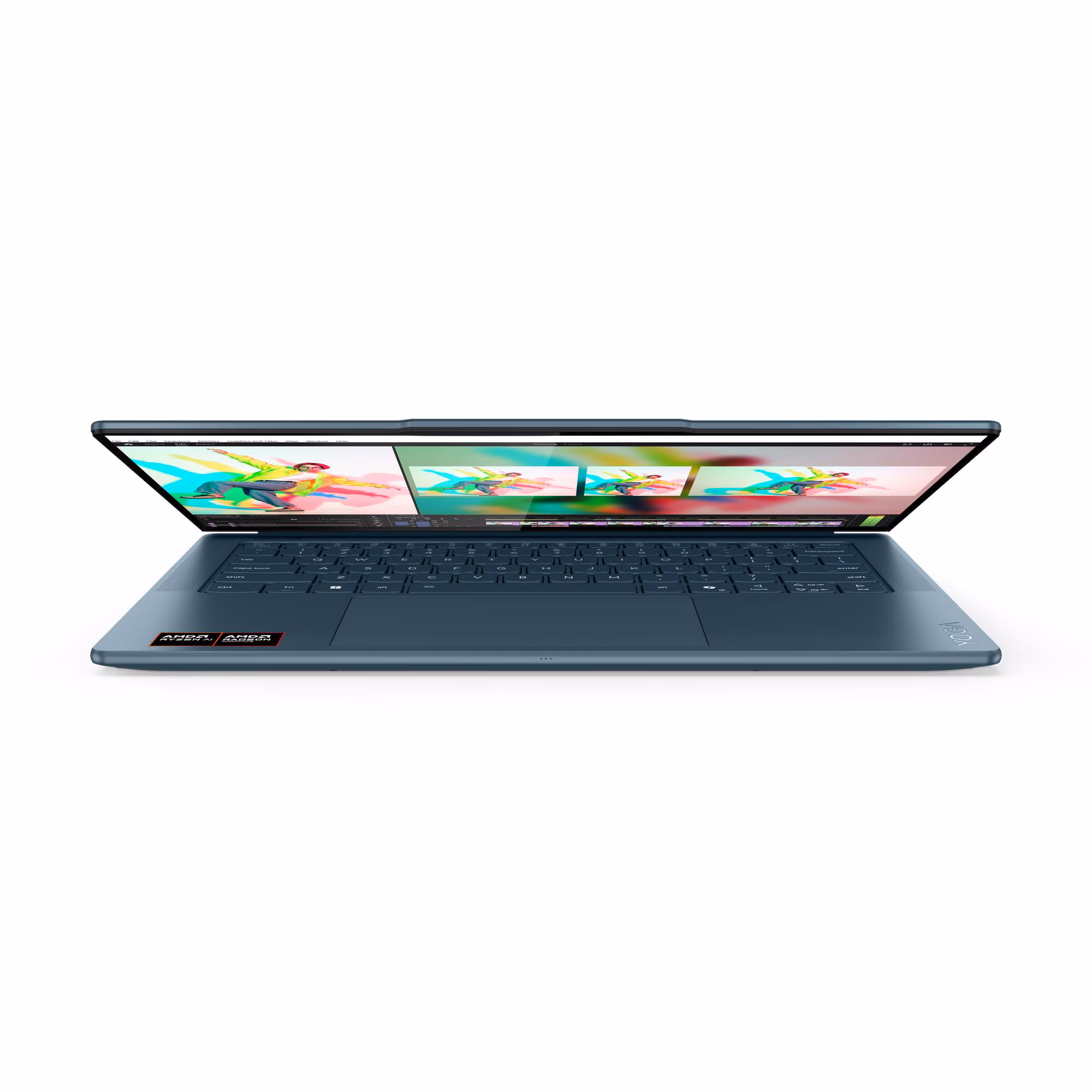 Ноутбук Lenovo Yoga Pro 7 14AKP10 Ryzen AI 7 350 32Gb SSD1Tb AMD Radeon 860M 14.5" OLED 3K (2944x1840) без ОС turquoise WiFi BT Cam (83KG0013RK)