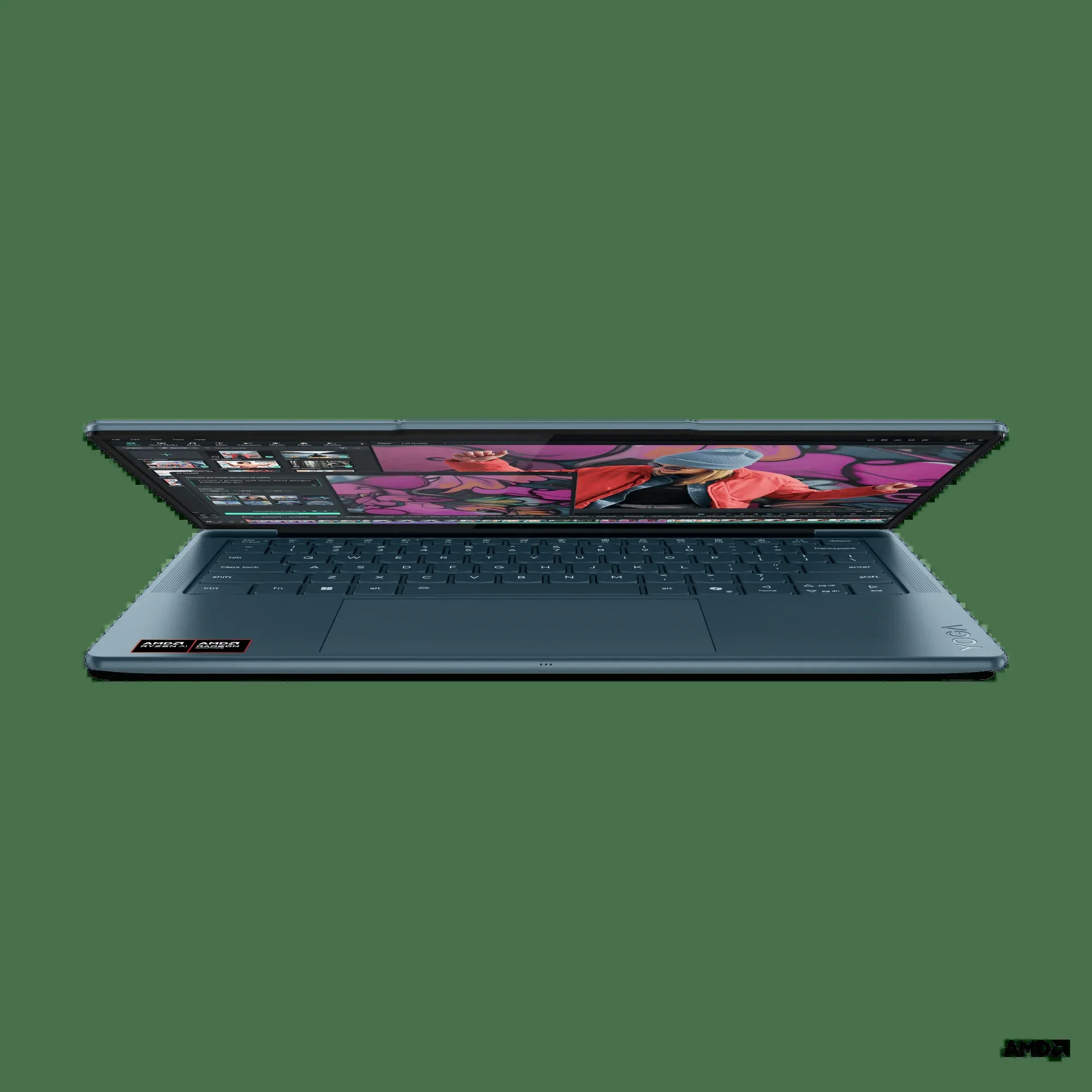 Ноутбук Lenovo Yoga Slim 7 14AKP10 14"(2880x1800 OLED)/AMD Ryzen AI 7 350(2Ghz)/32768Mb/1024PCISSDGb/noDVD/Int:AMD Radeon 860M/Cam/BT/WiFi/70WHr/war 1