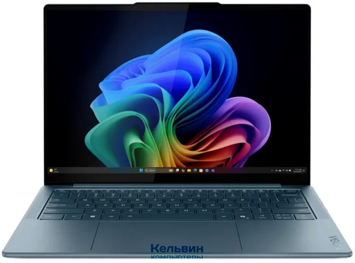 Ноутбук Lenovo Yoga Slim7 14AKP10 Ryzen AI 5 340 16Gb SSD1Tb AMD Radeon 840M 14" OLED 2.8K (2880x1800) Windows 11 Home turquoise WiFi BT Cam (83JY0009