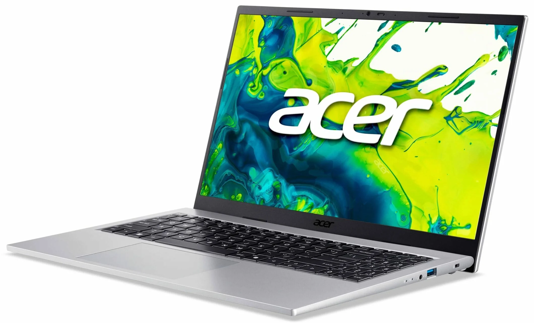 Ноутбук Acer Aspire Lite AL15-33P-32EH 15.6" FHD IPS, Intel Core 3 N355, 8Gb, 512GB SSD, no OS, серебристый (NX.D2MER.00