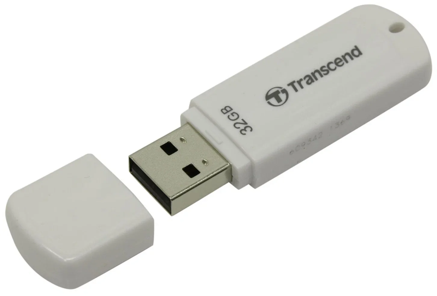Флеш накопитель 32GB Transcend JetFlash 370, USB 2.0, Белый