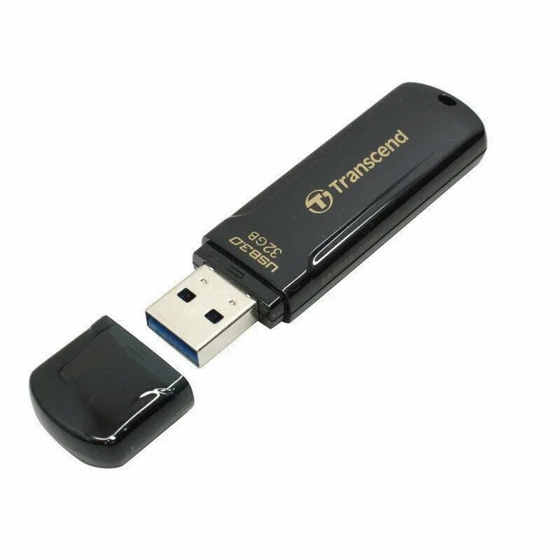 Флеш накопитель 32GB Transcend JetFlash 700, USB 3.1, Черный