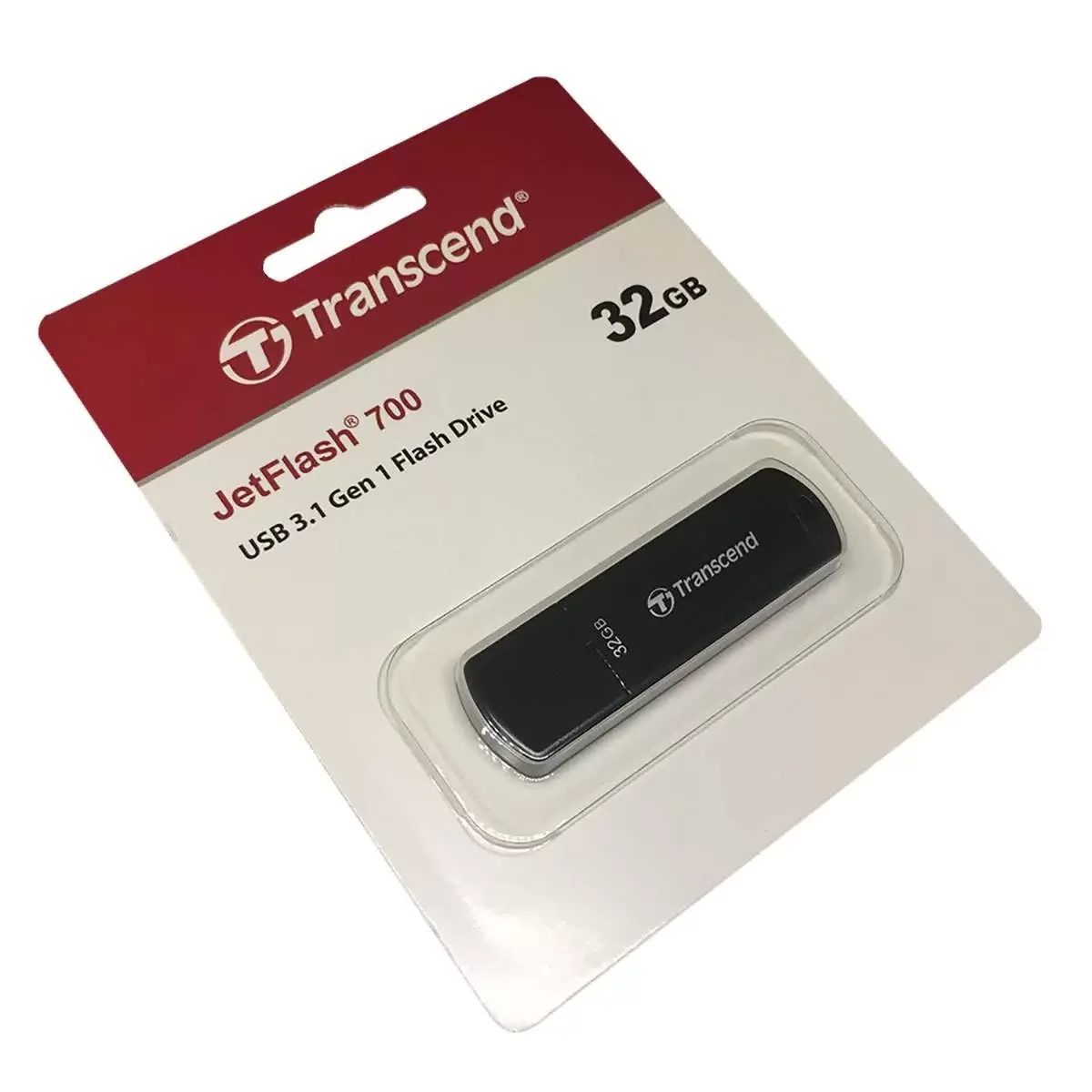 Флеш накопитель 32GB Transcend JetFlash 700, USB 3.1, Черный