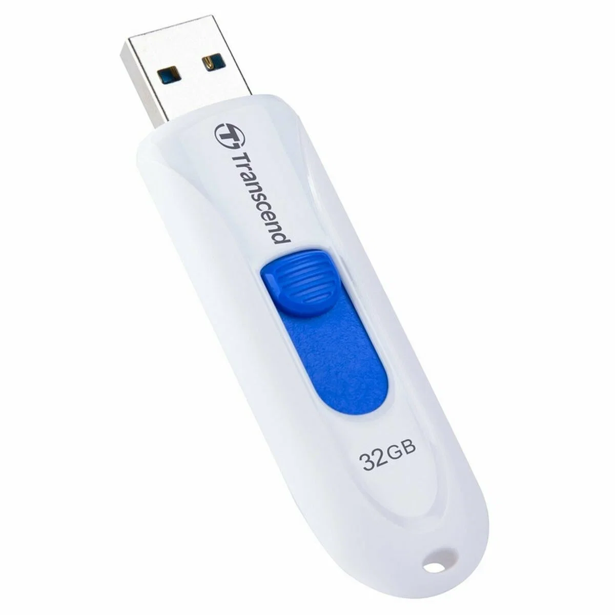 Флеш накопитель 32GB Transcend JetFlash 790, USB 3.1, Белый/Синий