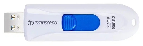 Флеш накопитель 32GB Transcend JetFlash 790, USB 3.1, Белый/Синий