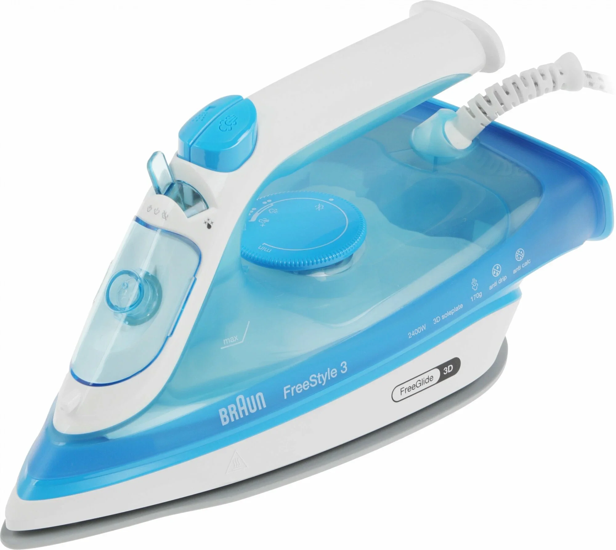 Утюг Braun FI3144BL, 2400 Вт, керамика, 170 г/мин 270 мл
