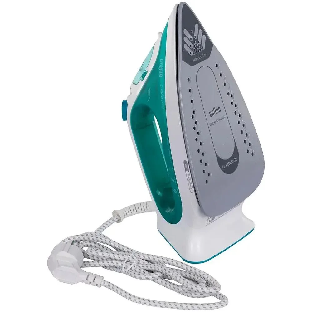 Утюг Braun SI3041 GR 2350Вт, удар 150г/мин, резервуар 270 мл, подошва керамика