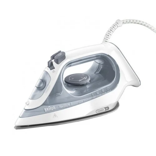 Утюг Braun SI3054GY 2400Вт, пар 45 г/мин, удар 180г/мин, подошва керамика