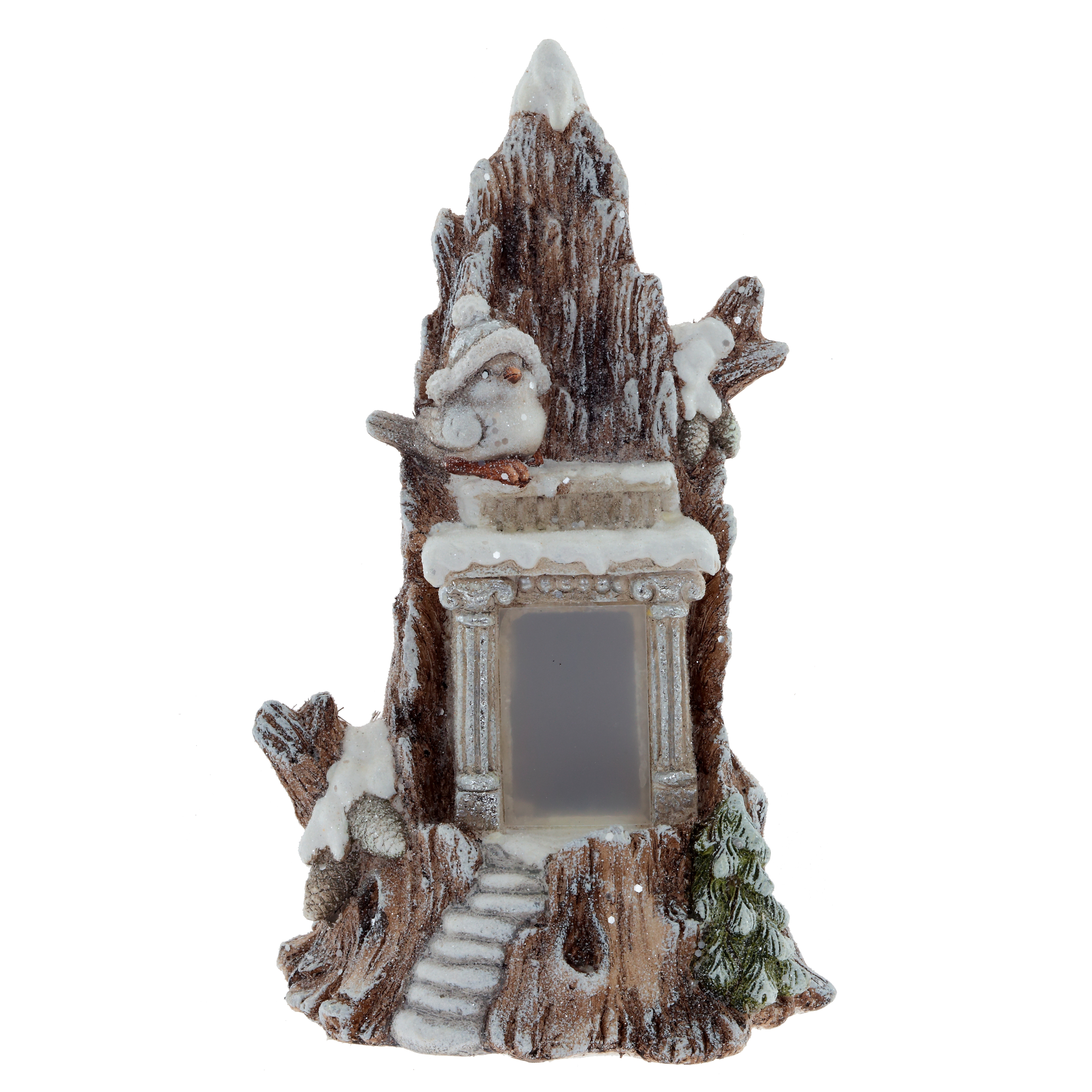 Фигурка декоративная "Камин" (подсветка, 3xAAA), L26,5 W22 H46 см