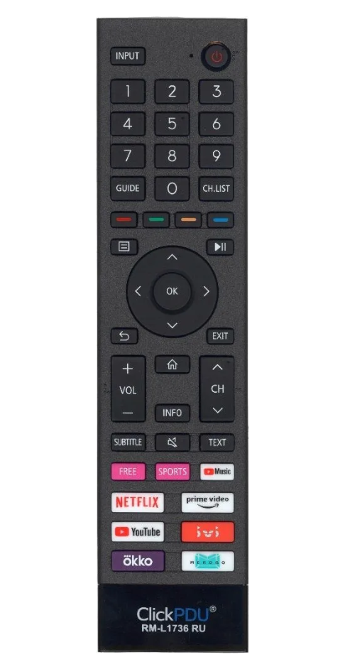 Универсальный пульт ClickPDU RM-L1736 RU