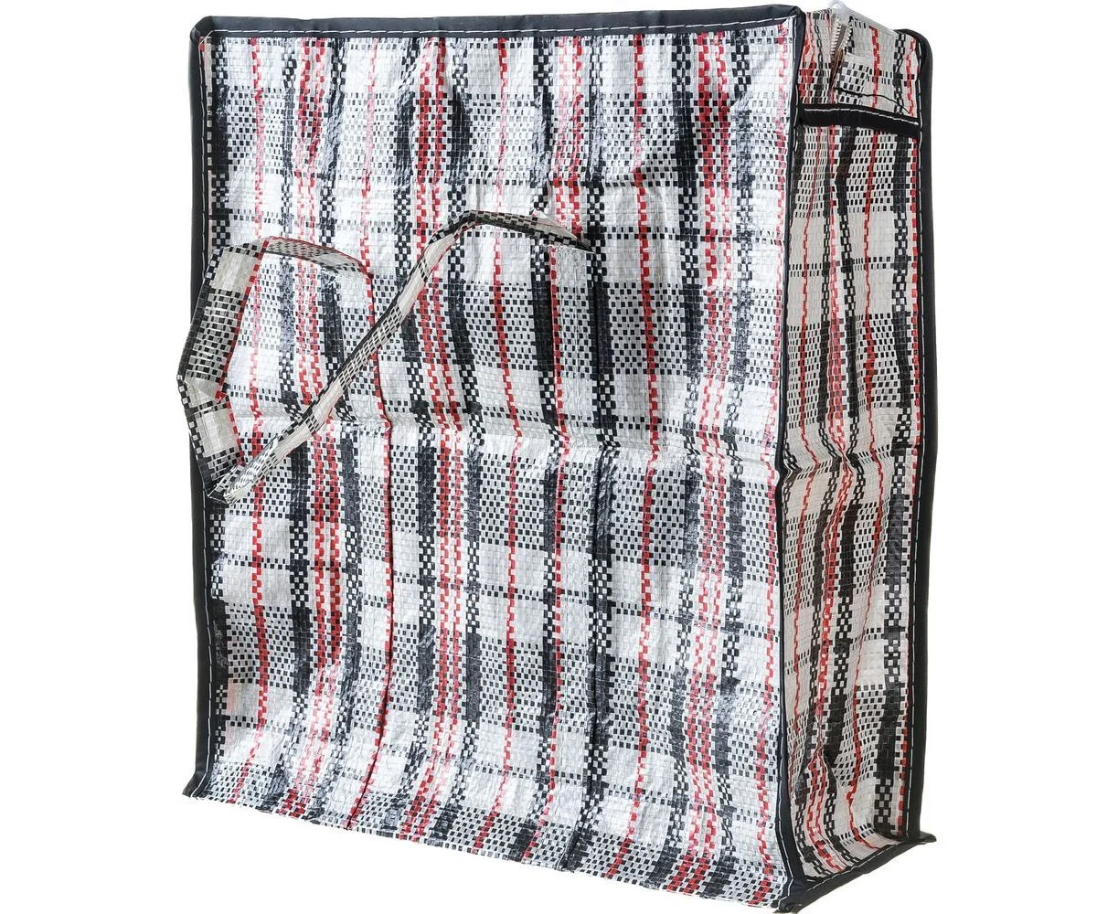 СКР Сумка на молнии "Клетка", 40*35*15 см, полипропилен