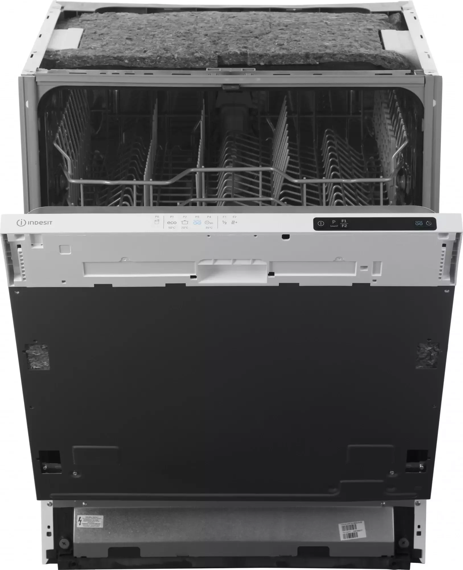 Встраиваемая посудомоечная машина Indesit DI 3C49 B (2100Вт, 13 компл, 12,9 л, 81,8х59,8х55 см)