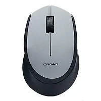 Мышь беспроводная CROWN CMM-937W чёрный/серый, 1000 dpi, USB Type-A, радиоканал, кнопки - 3