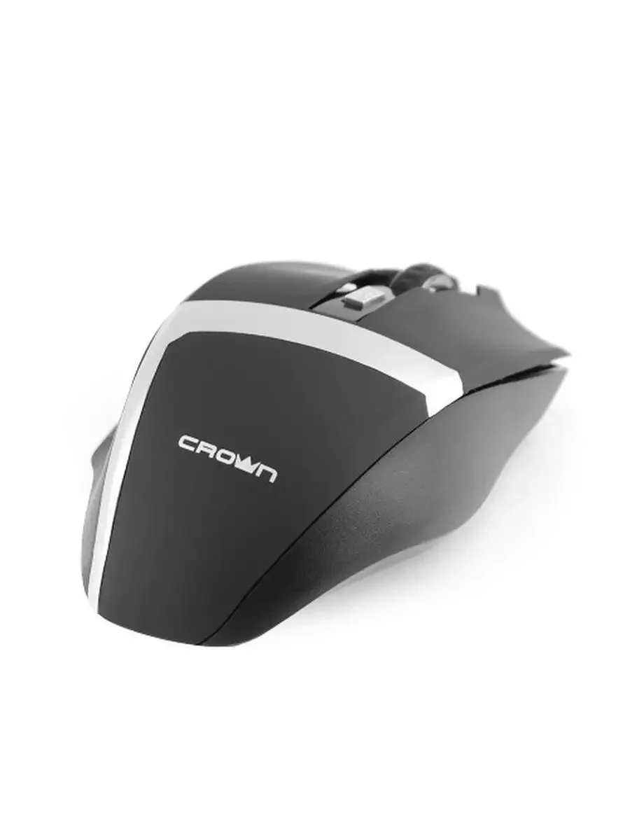 Мышь беспроводная Crown Gaming CMXG-801 черный, 1600 dpi, радиоканал, USB, кнопки - 7
