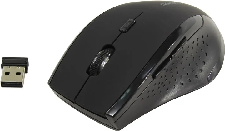 Мышь беспроводная Defender Accura MM-365 черный, 1600 dpi, радиоканал, USB, кнопки - 6