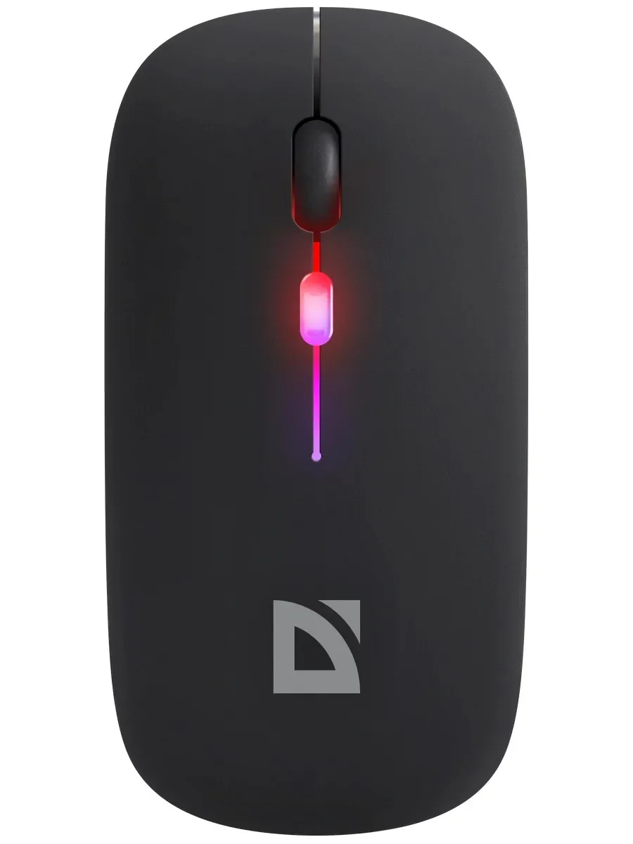 Мышь беспроводная Defender Coda MB-261 черный, 1600 dpi, радиоканал, Bluetooth, USB, кнопки - 4