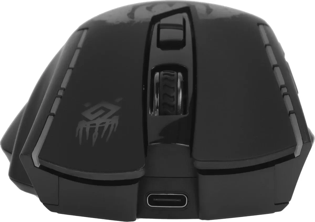 Мышь беспроводная Defender Kronos GM-695 черный, 1600 dpi, радиоканал, USB, кнопки - 7