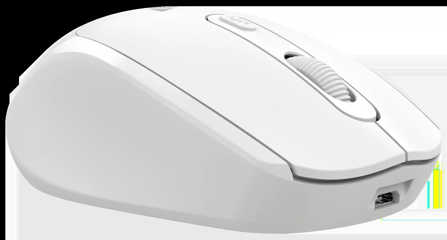 Мышь беспроводная Defender Vision MS-376 белый, 1600 dpi, радиоканал, Bluetooth, USB, кнопки - 4