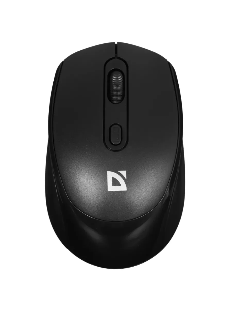 Мышь беспроводная Defender Vision MS-376 черный, 1600 dpi, радиоканал, Bluetooth, USB, кнопки - 4