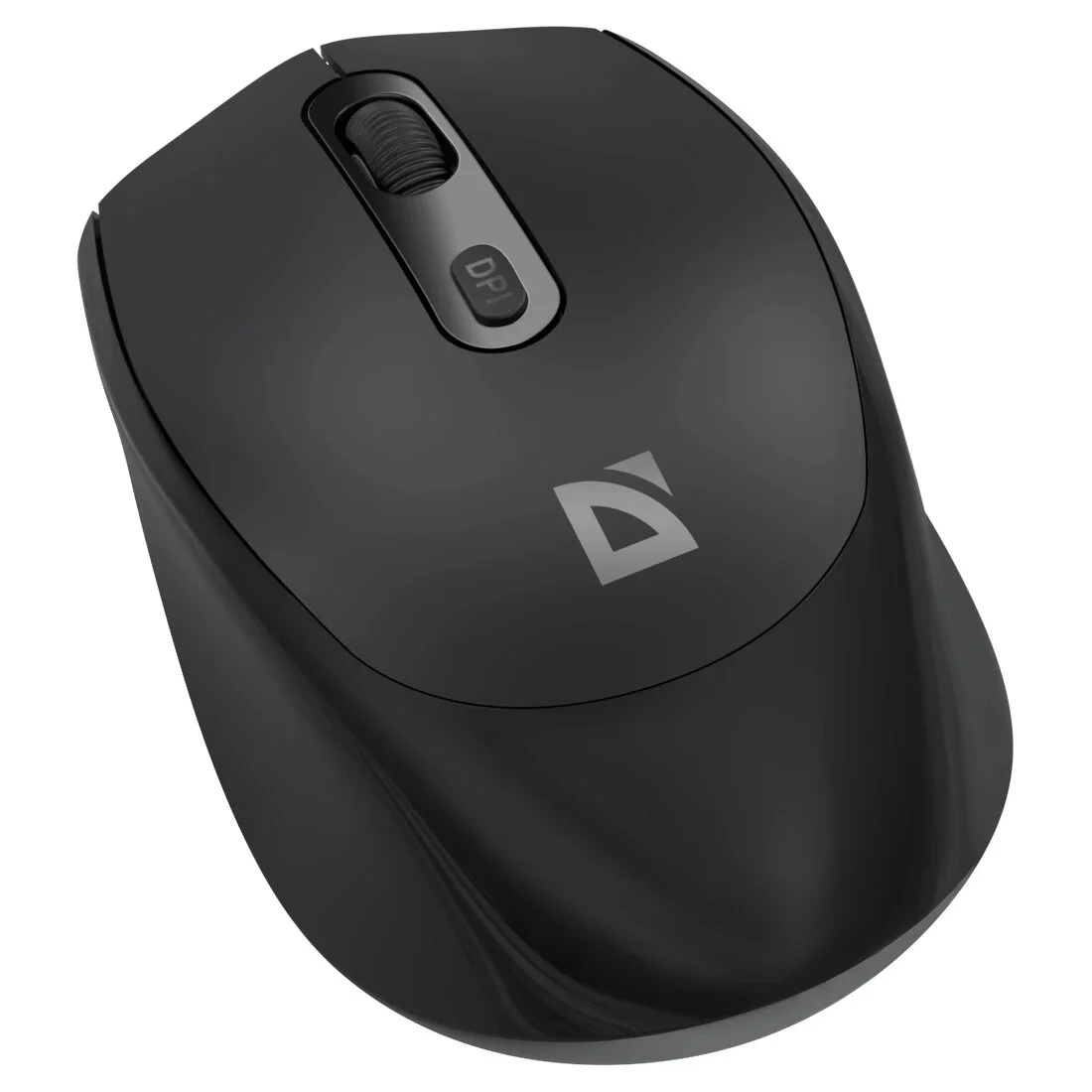 Мышь беспроводная Defender Vision MS-376 черный, 1600 dpi, радиоканал, Bluetooth, USB, кнопки - 4