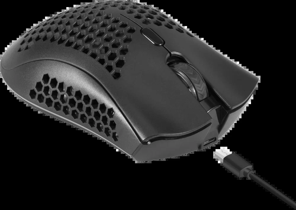Мышь беспроводная Defender Warlock GM-709L черный, 2400 dpi, радиоканал, USB, кнопки - 8