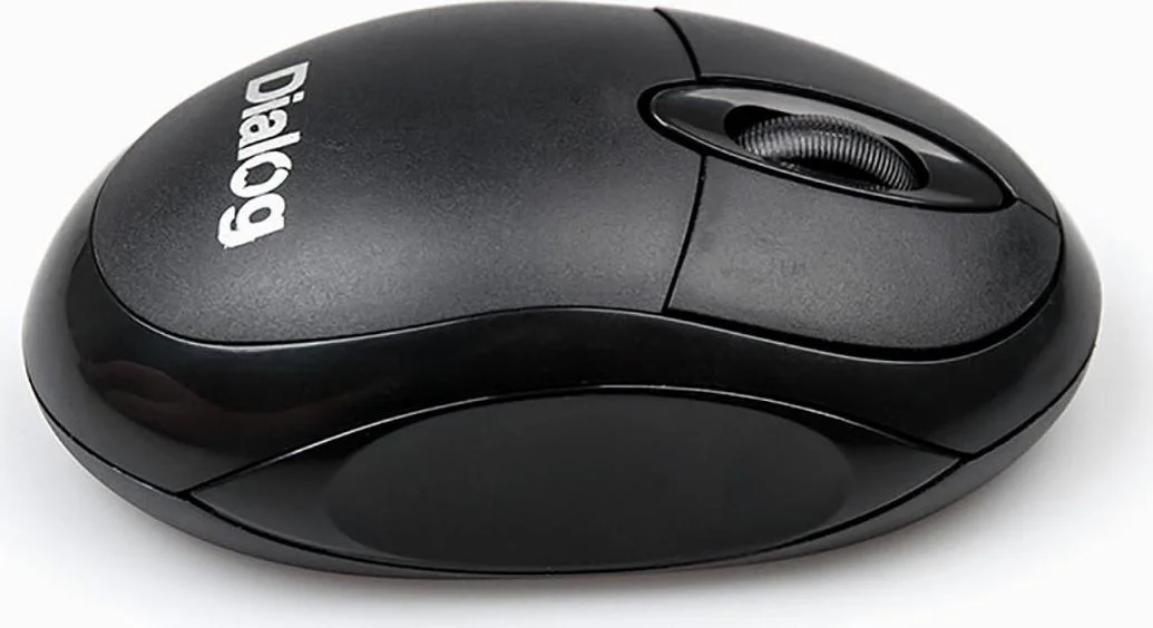 Мышь беспроводная Dialog Comfort MROC-10U черный, 1200 dpi, радиоканал, USB, кнопки - 3