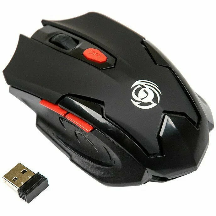 Мышь беспроводная Dialog Gan-Kata MRGK-10U черный, 1600 dpi, радиоканал, USB, кнопки - 6