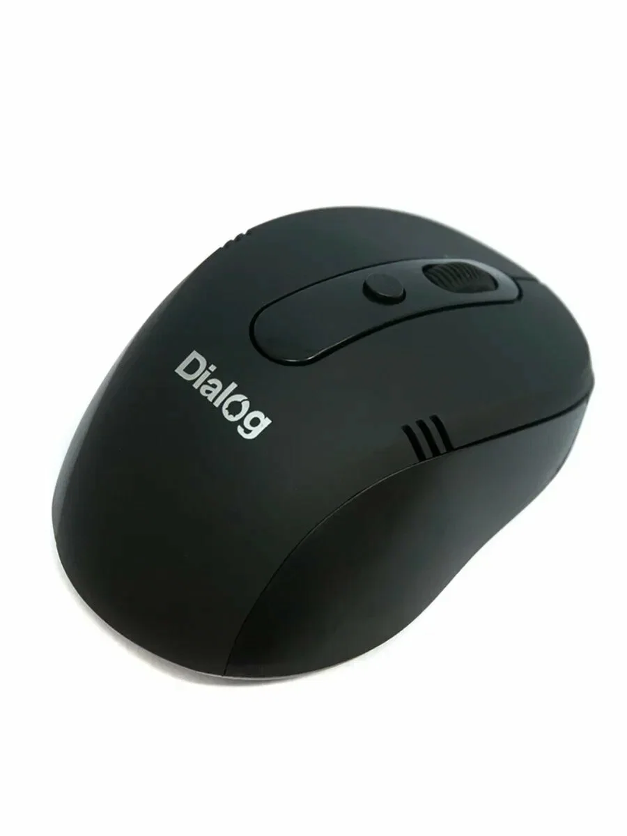 Мышь беспроводная Dialog Pointer MROP-03U черный, 1600 dpi, радиоканал, USB, кнопки - 4