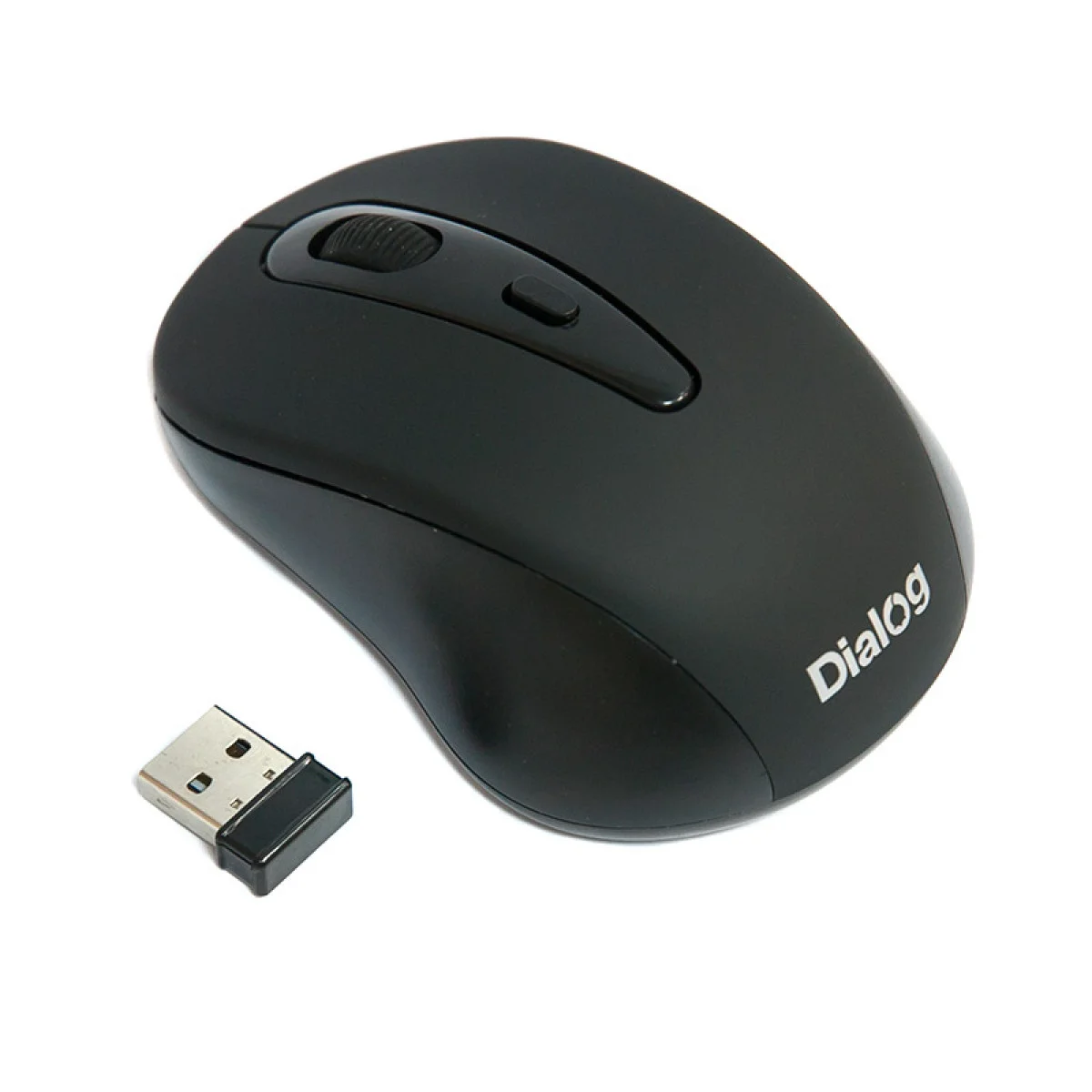 Мышь беспроводная Dialog Pointer MROP-05U черный, 1600 dpi, радиоканал, USB, кнопки - 4