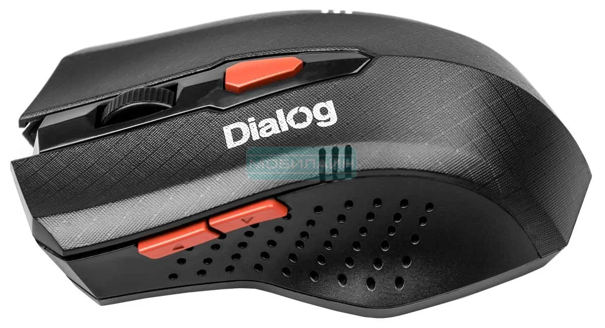 Мышь беспроводная Dialog Pointer MROP-09U черный, 1600 dpi, радиоканал, USB, кнопки - 6